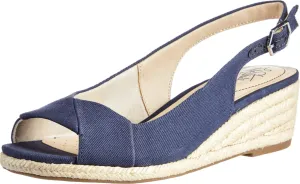 LifeStride Womens Socialite Espadrille Navy 6 M