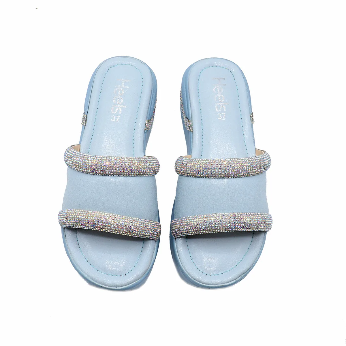 Light Blue Fancy Slipper L00760016