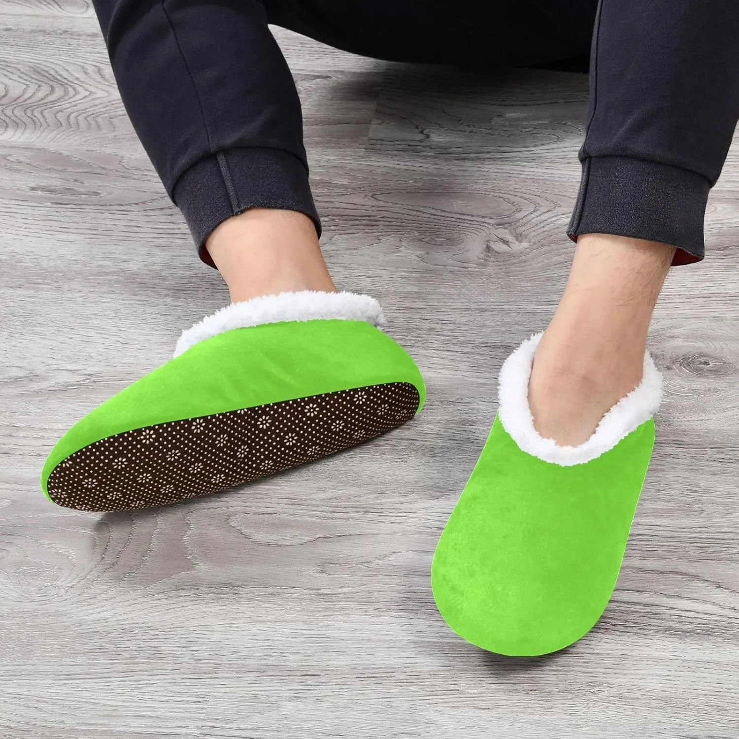 Light Salmon House Slippers Non-Slip Soft Comfortable Slippers for House