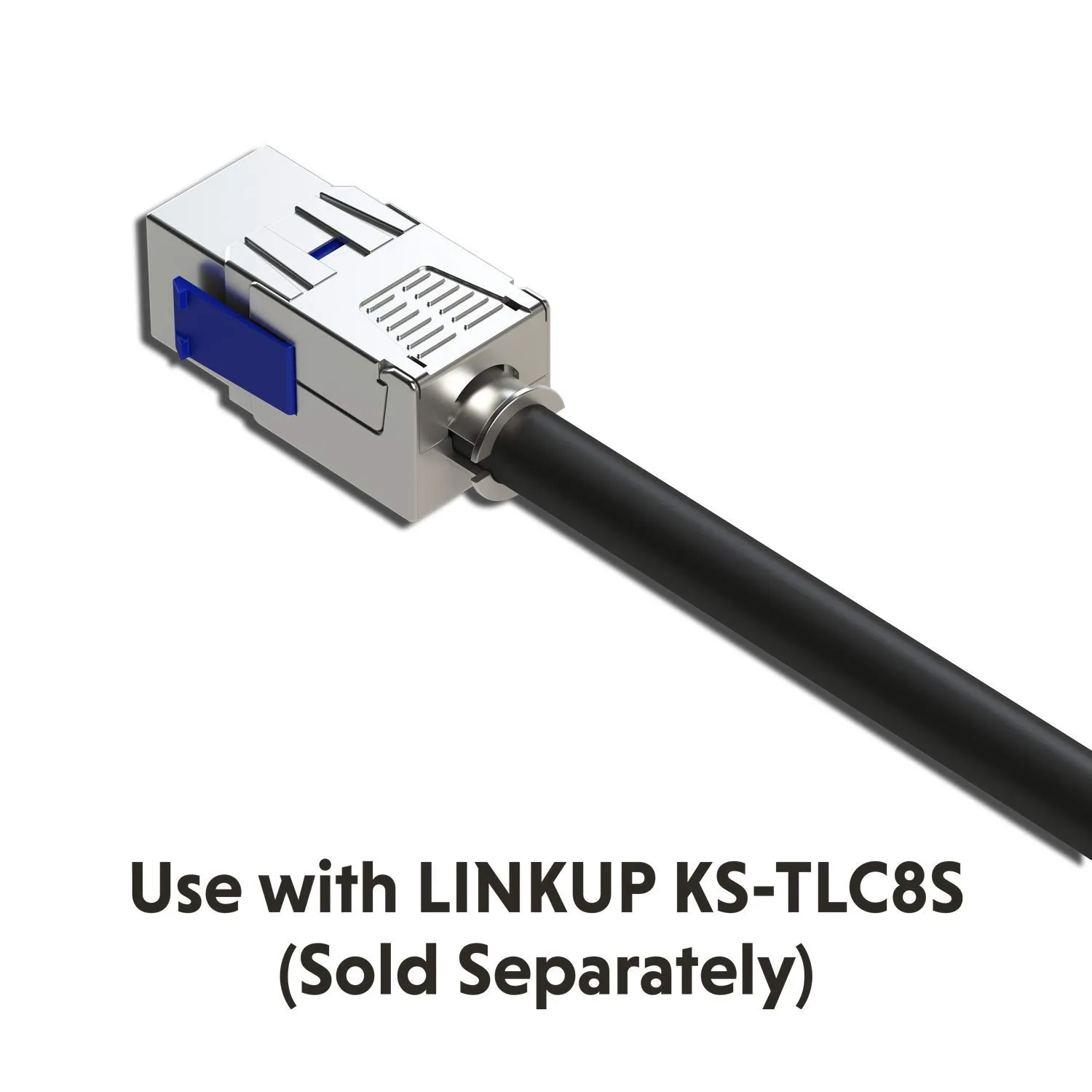 LINKUP - Cat8 Ethernet Cable S/FTP 22AWG Screened Solid Cable | 2000MHz (2GHz) up to 40Gbps | Future 5th-Gen Ethernet LAN Network 40G Structure Wires |Black| 100 Meter Bulk (Termination Required)