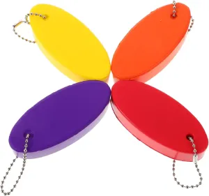 Long Lasting Polyurethane Car Keychain Floating Key Holder for Water Sports Sailing and Fishing