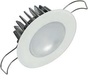 Lumitec Mirage LED Flush Mount Ceiling Down Light - White - Warm White - IP67 Rated, Slim Profile, Ideal for Indoor/Outdoor, 113129, 300 Lumens