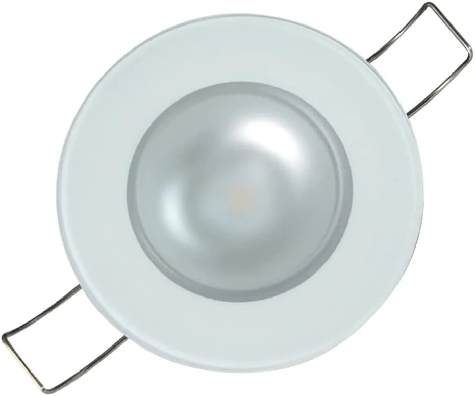 Lumitec Mirage LED Flush Mount Ceiling Down Light - White - Warm White - IP67 Rated, Slim Profile, Ideal for Indoor/Outdoor, 113129, 300 Lumens