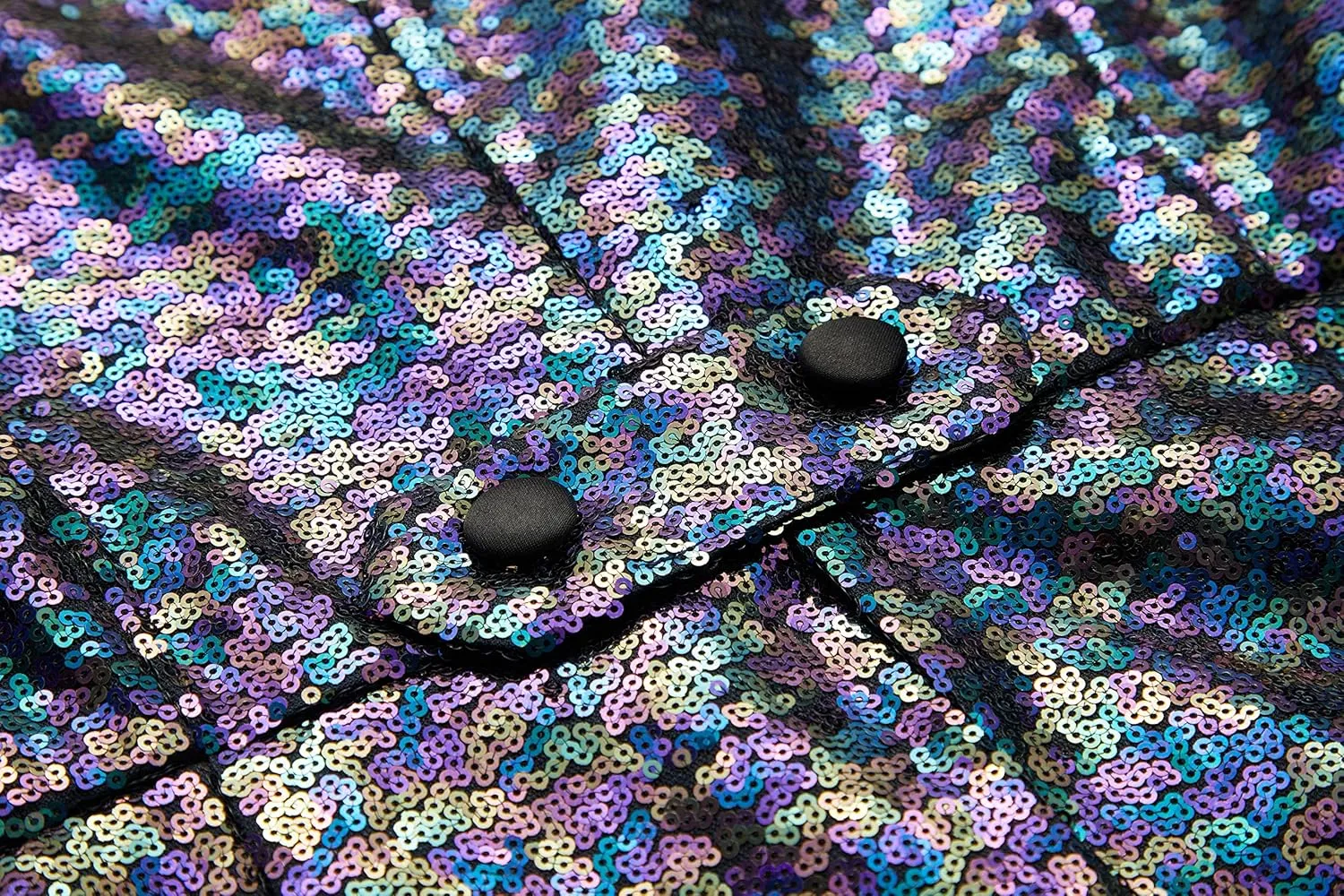 MAGE MALE Mens Sequin Tuxedo Jacket Tails Slim Fit Tailcoat Dress Coat Swallowtail Dinner Party Wedding Blazer Suit Jacket