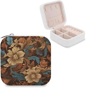 Makeup Mirror, Set of Ornate Floral Printed Makeup Mirror,portable Makeup Mirror,durable Makeup Mirror,office Makeup Mirror