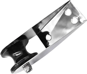 MARINE CITY Anchor Roller Holder, 304 Grade Stainless Steel Boat Bow, Replacement Bow Roller 6-1/2 Inches, for Marines, Boats, Yachts, Kayaks (Pack of 1)