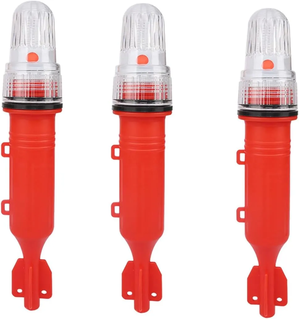 Marine Emergency Boat Flares, Coast Guard Approved, Waterproof Distress Signals for Boats, Fishing Nets, Buoys