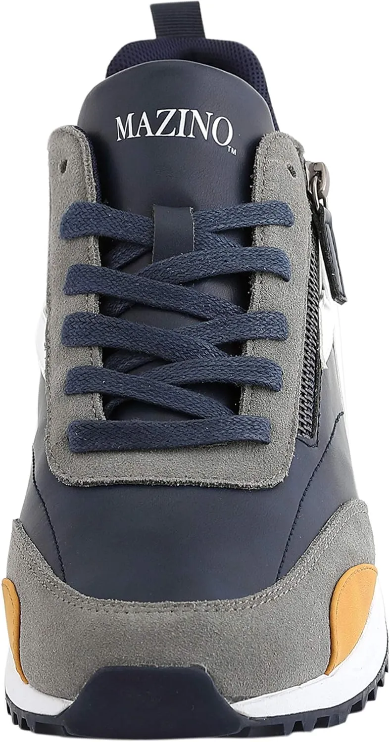 Mazino Mens Low Top Sneakers - Casual Sneaker for Men - Mens Lace-Up Tennis Shoes