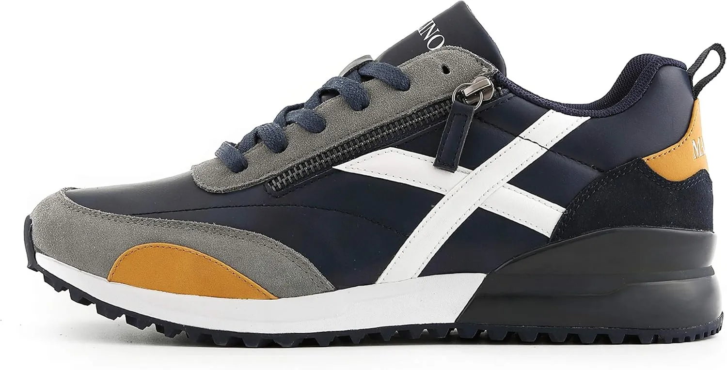 Mazino Mens Low Top Sneakers - Casual Sneaker for Men - Mens Lace-Up Tennis Shoes