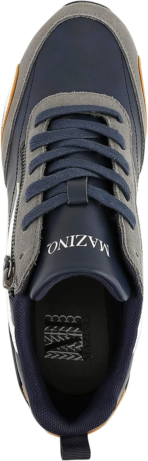 Mazino Mens Low Top Sneakers - Casual Sneaker for Men - Mens Lace-Up Tennis Shoes