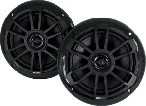 MB Quart (2) NF1-116B 6.5" 80 Watt Marine 2-Way Coaxial Black Speakers for Boat