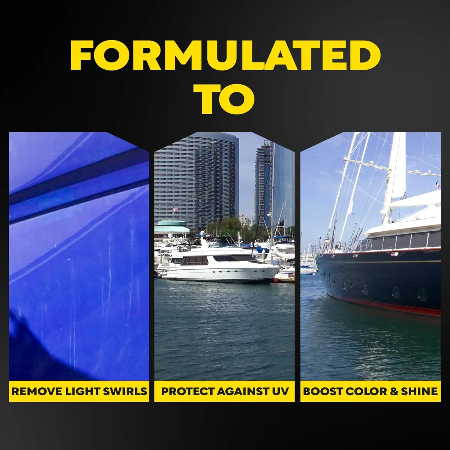Meguiar's M6332 Flagship Premium Marine Wax, Easy to Use Boat Polish and Wax, Remove Scratches, Swirls, and Oxidation While Leaving Lasting Protection, 32 Oz Bottle