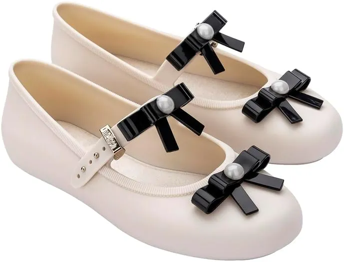 Melissa Soft Ballerina Collection - Seasonless Flats for Women - Classic Ballet Style with Adjustable Strap - Light-as-Air PVC Construction - Soft Foam Insole - Bubblegum Scent