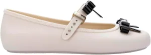 Melissa Soft Ballerina Collection - Seasonless Flats for Women - Classic Ballet Style with Adjustable Strap - Light-as-Air PVC Construction - Soft Foam Insole - Bubblegum Scent