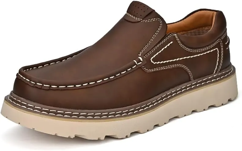 Mens Leather Shoes Dress Men's Oxfords for Men Loafers Chelsea Boots Casual Oxford Formal Man Shoe Boat Work Black Brown Size