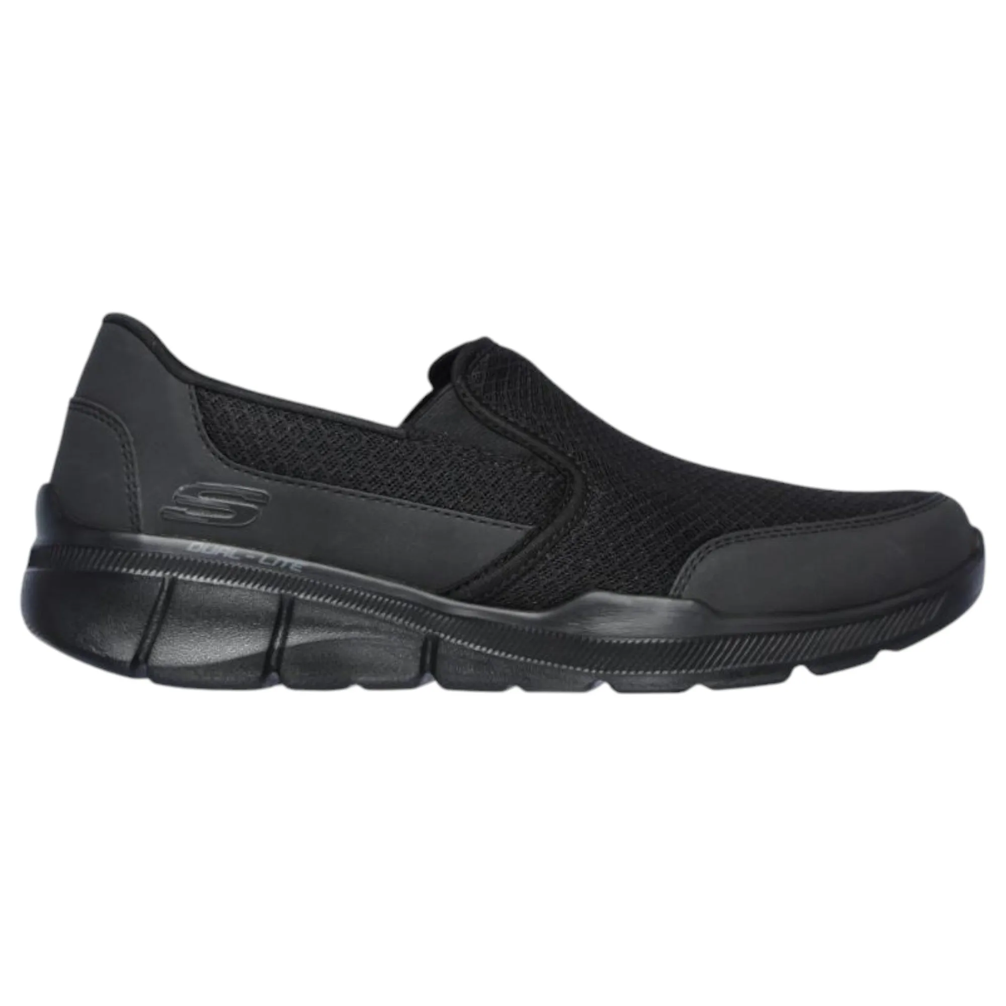 Mens Skechers Equalizer 3.0 - Bluegate Black/Black Slip On Sneaker Shoes