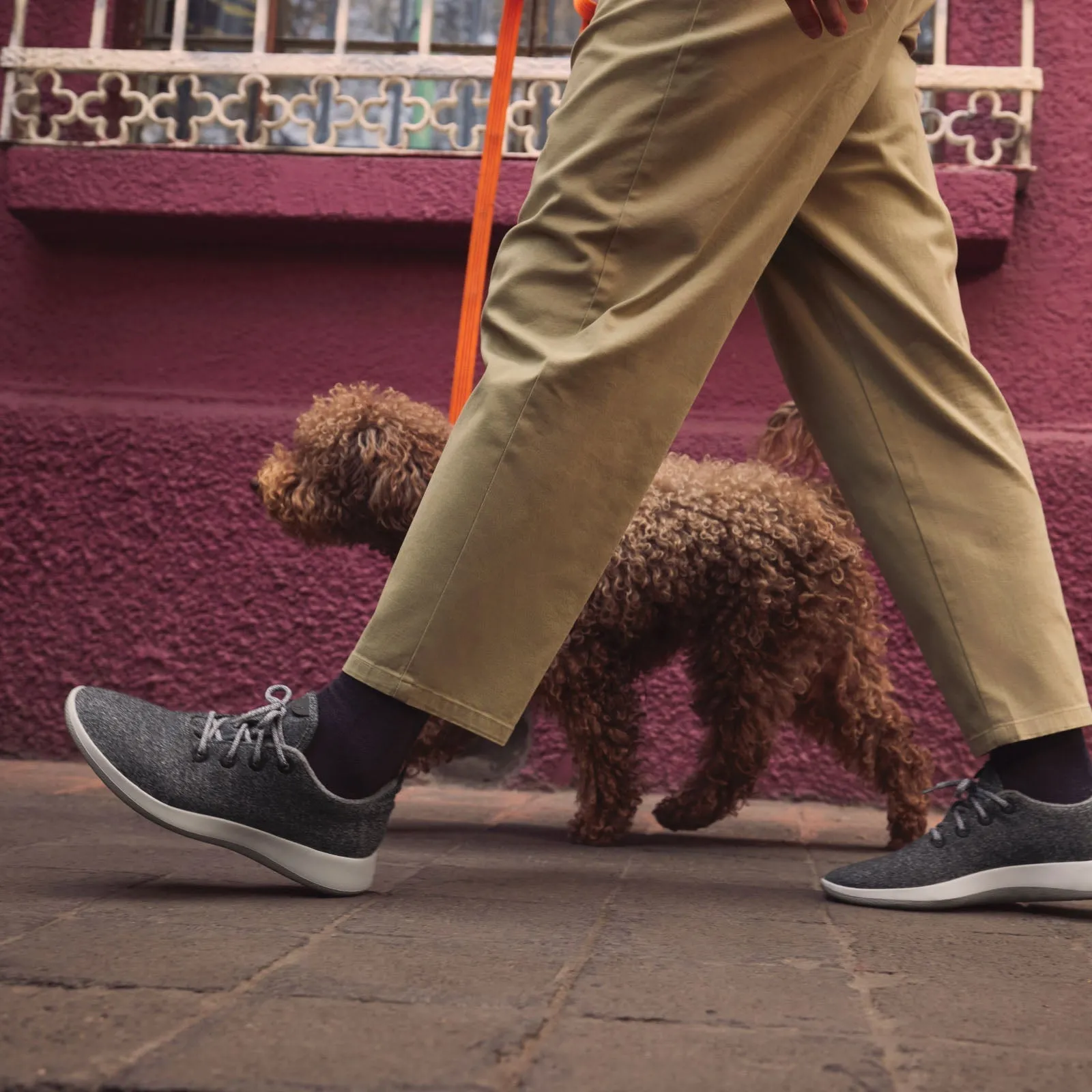 Men's Wool Runners - Natural Black (Black Sole)