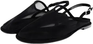 Mesh Ballet Flats Shoes for Women Buckle Strap Mary Jane Flats