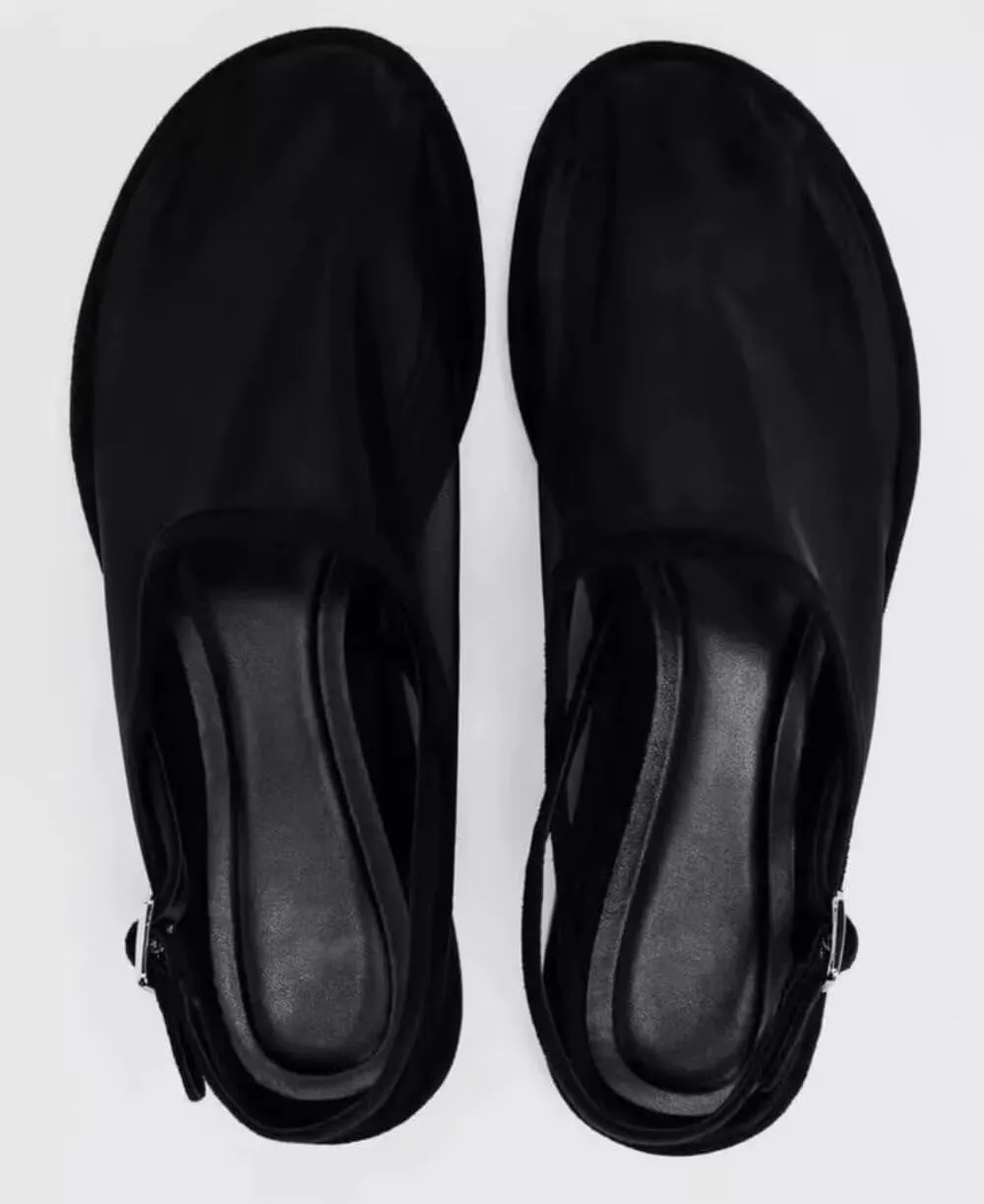 Mesh Ballet Flats Shoes for Women Buckle Strap Mary Jane Flats