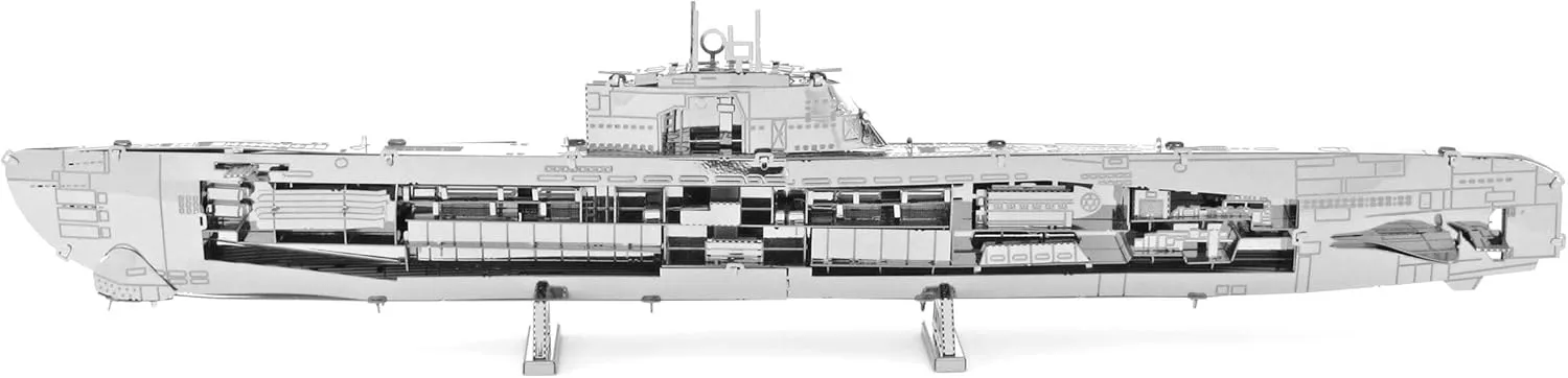 Metal Earth German U-Boat Type XXI 3D Metal Model Kit Fascinations