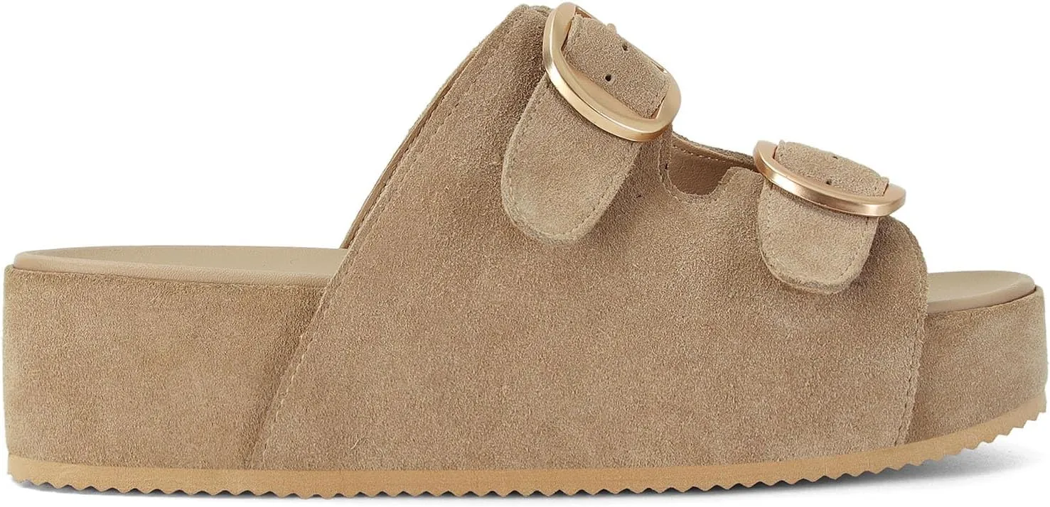 MICIFA Platform Sandals for Women Espadrille Wedges Summer Beach Sandals Comfortable Cute Woven Straw Crochet Sandals Shoes Casual Adjustable Double Buckle Strap Sandals