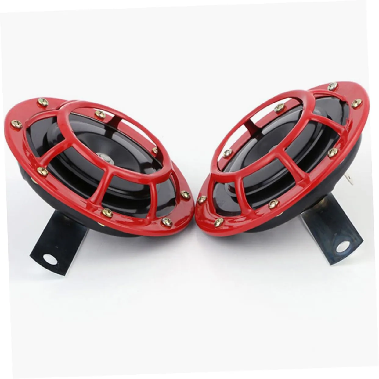 Mikinona Truck Horns 2pcs Car Horns 12v for Motorcycles Loud Waterproof Easy Installation