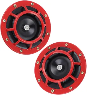 Mikinona Truck Horns 2pcs Car Horns 12v for Motorcycles Loud Waterproof Easy Installation
