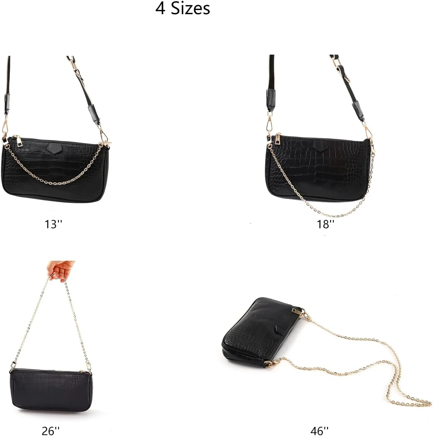 Mini Copper Purse Chain Shoulder Crossbody Strap Bag Accessories Charm Decoration