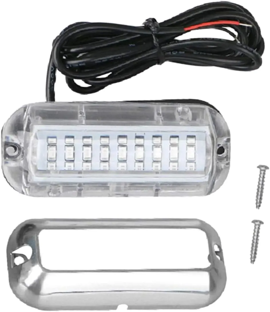 Mipcase Boat Lights Underwater Marine Underwater Led Lighting Quality Stainless Steel Wide Coverage a Must-have
