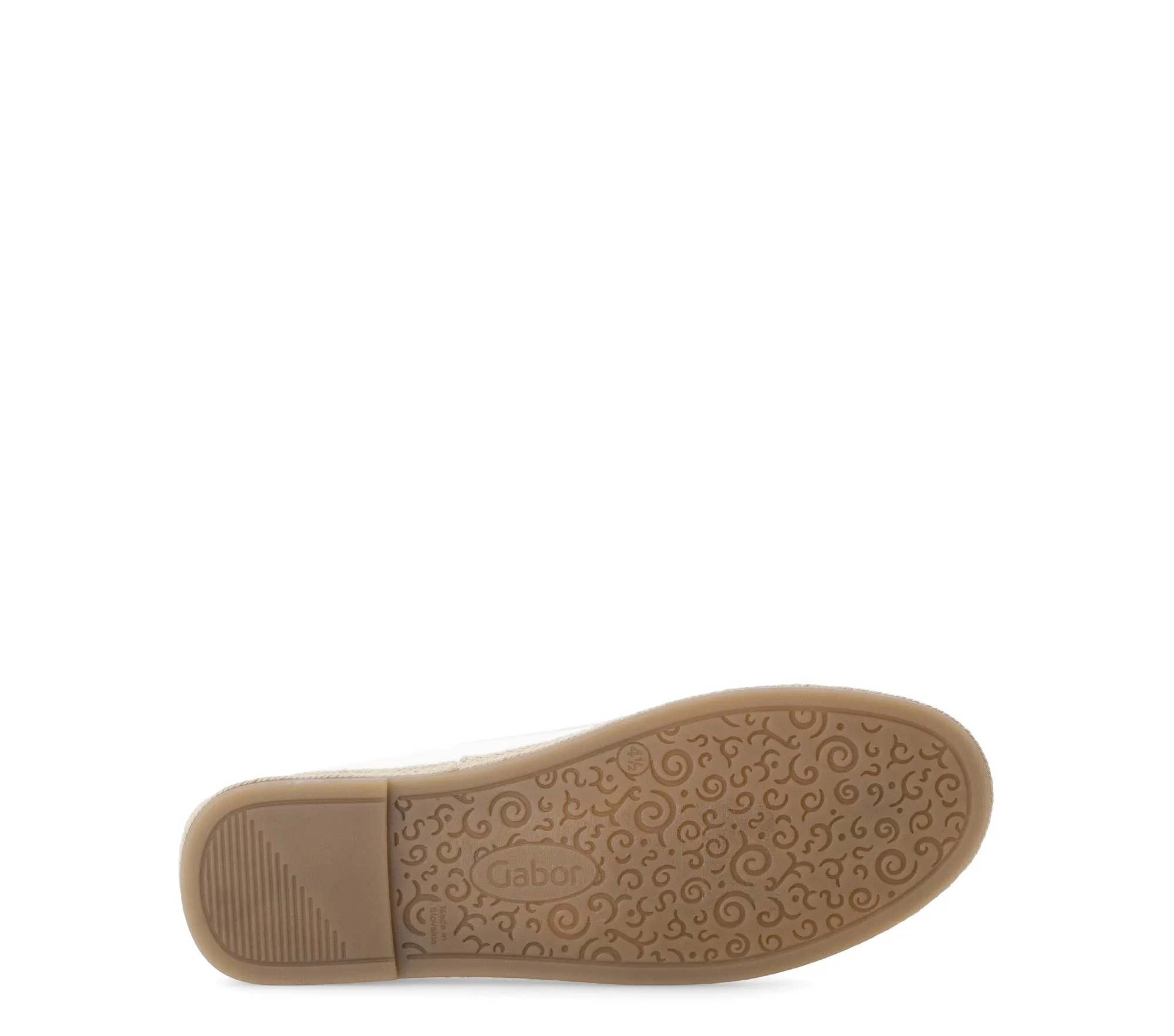 Mocassins blancs en cuir lisse