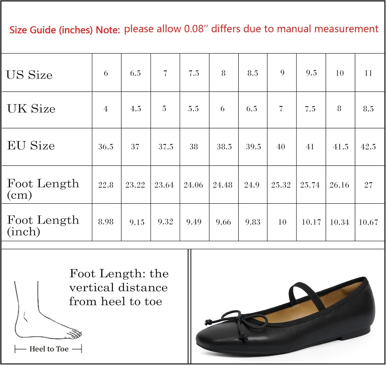 Modatope Ballet Mary Jane Flats Shoes with Strap Closed Square Toe Slip on Bowknot Bow Ballerina Flats for Women Dressy