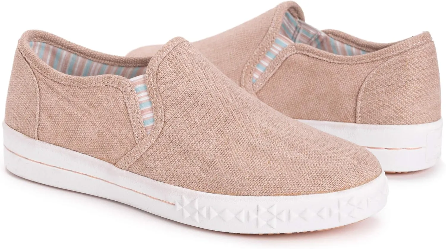 MUK LUKS Women's Street Savvy Sneaker-Blue Loafer