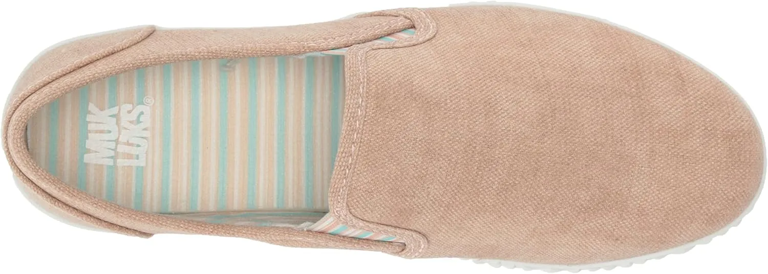 MUK LUKS Women's Street Savvy Sneaker-Blue Loafer