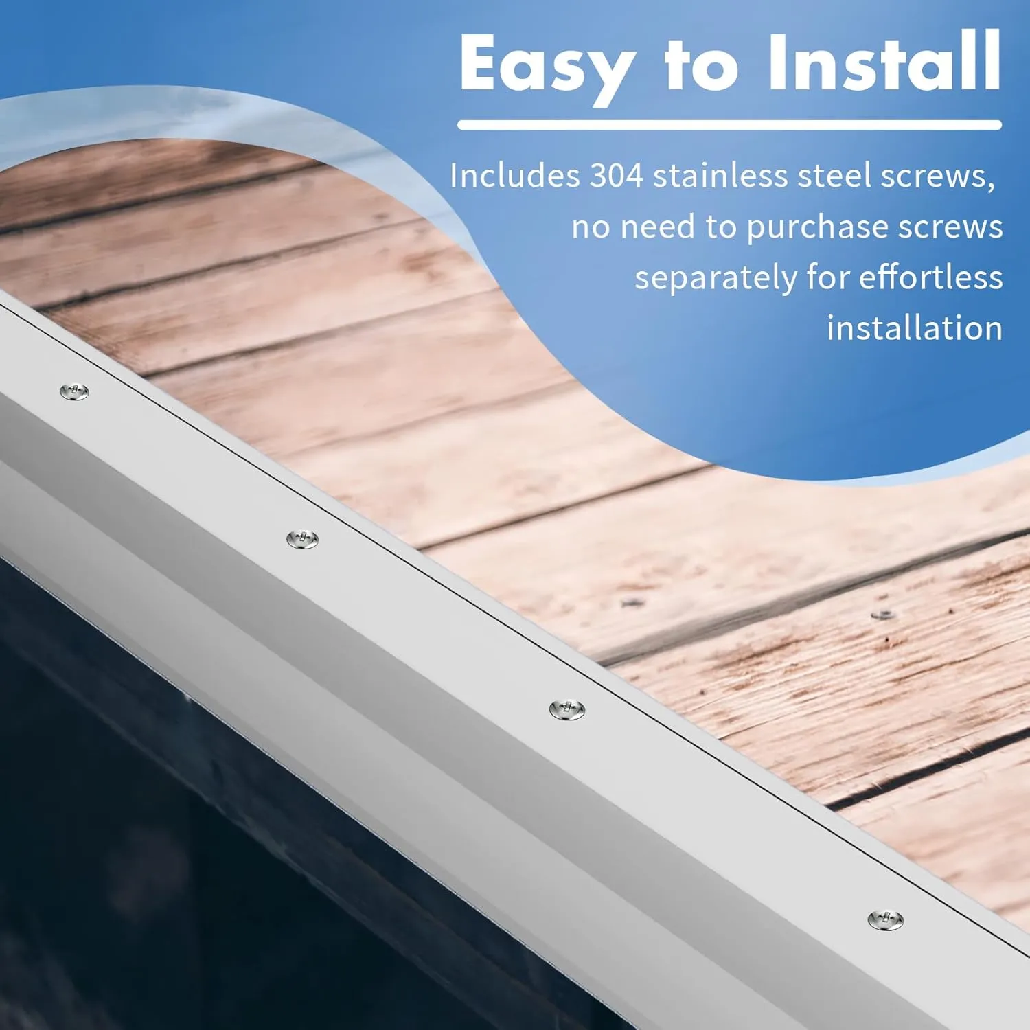 Nalwort Dock Bumpers 16 Feet and 24 Feet, Full Protection Dock Fender for Straight Edge and Side, Boat Dock Bumpers for Edging, Includes Mounting Screws, Black Gray Blue Brown Green Orange Yellow