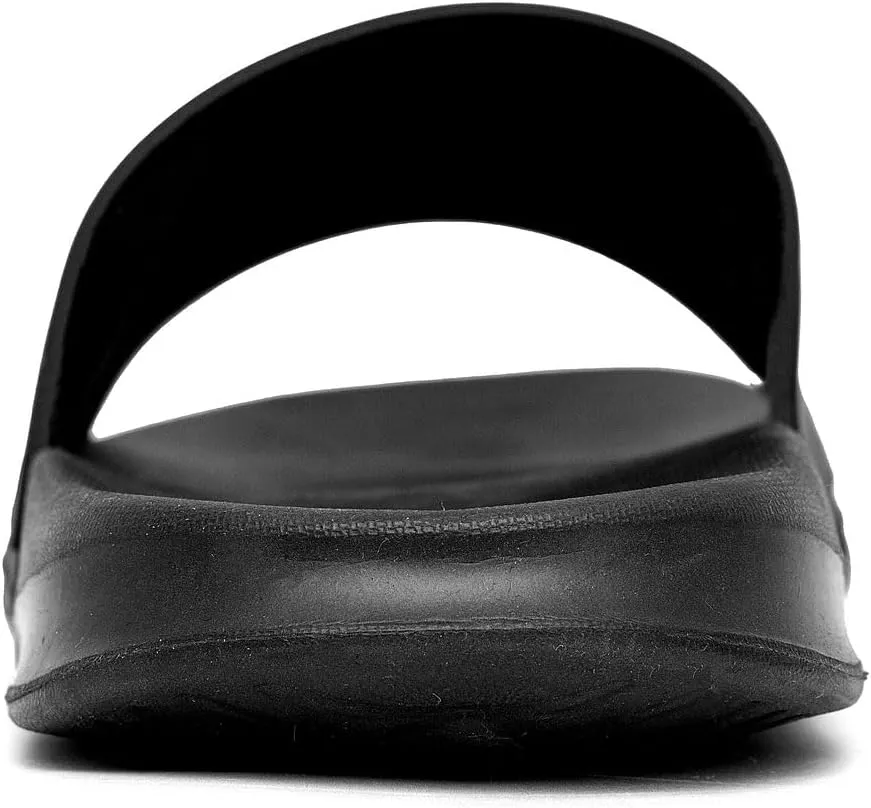 Nautica Men's Open Toe Slide Sandals - Comfortable Indoor & Outdoor Shower Slippers