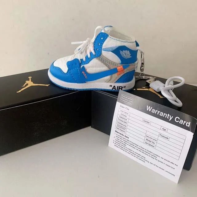 NEW Sneaker Power Bank - OFF-WHITE x AJ1 - Blue
