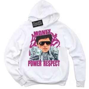 Next Nature Hot Fuchsia Dunk Sneaker Hoodie Tony Montana Graphic