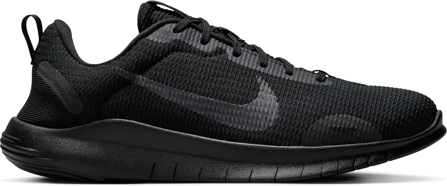 Nike Women's Flex Experience 12 Road Running Shoes Sneaker, Black/Off Noir, 10