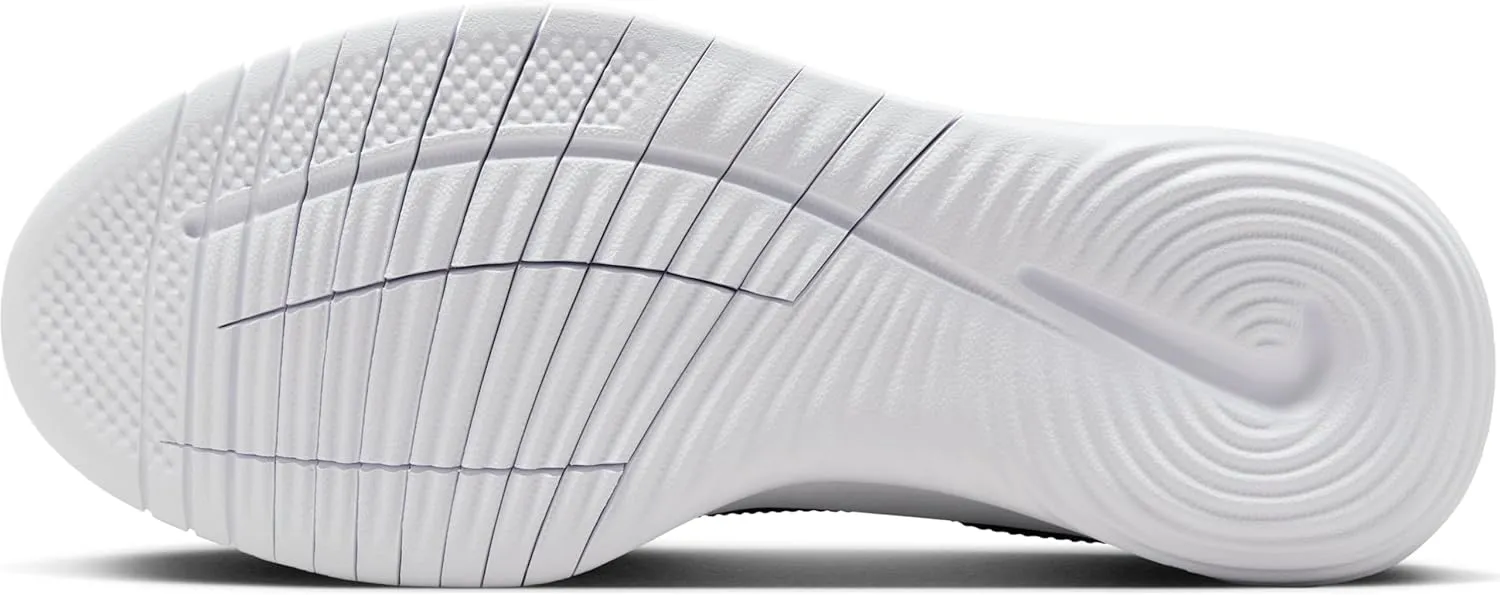 Nike Women's Flex Experience 12 Road Running Shoes Sneaker, Black/White-Dark Smoke Grey, 10