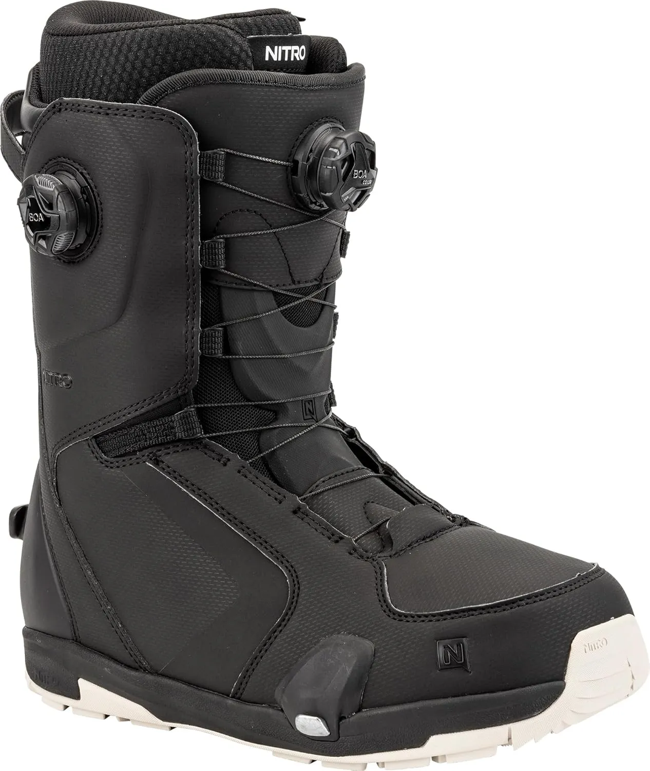 Nitro Men's Darkseid Step On BOA All Mountain Freeride Freestyle Highend Premium Quick Lacing System Step On Boot Snowboard Boot