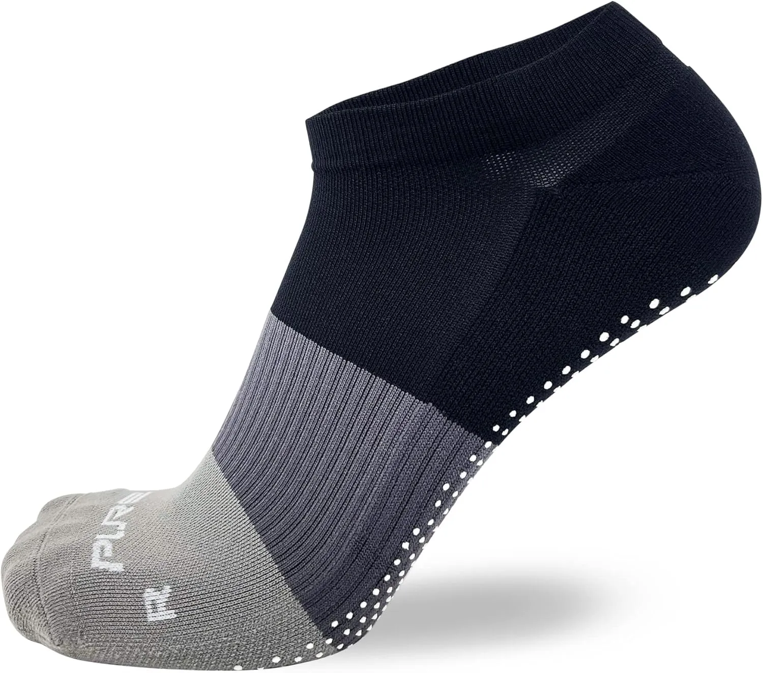 No Show Yoga Grip Socks - Grippy Non Slip Sock with Grips for Women Men Pilates