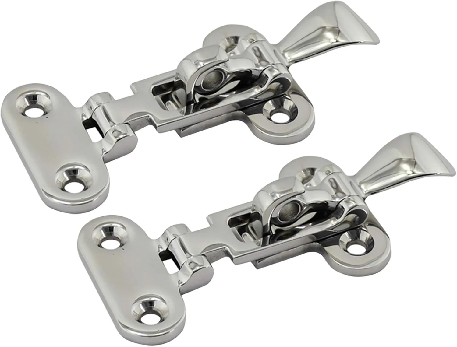 NRC&XRC Heavy Duty 316 Stainless Steel Anti-Rattle Lockable Hold Down CLAMP Latch Locker Hatch Hardware