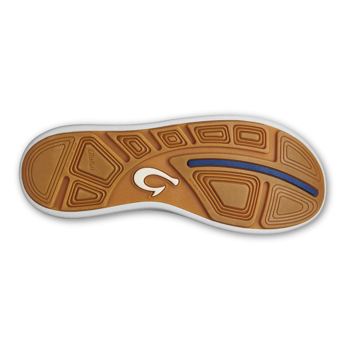 Olukai Pavement/Vintage Blue Moku Pae Men's Breathable Boat Shoes 10472-PVVN
