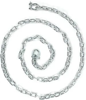 ORLANG Galvanized Steel Anchor Chain, 4ft/5ft/6ft/10ft Boat Anchor Chain, Anchor Lead Chain with Double Boat Anchor Shackle, Marine Anchor Chain for Different Anchors, Anchor Chains for Boats