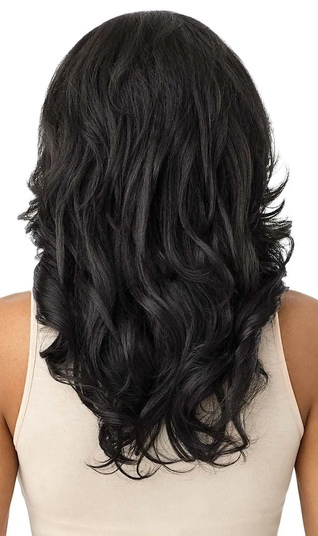 Outre Synthetic Quick Weave Wig - Neesha H305 (Color:DR2/HNBRN)