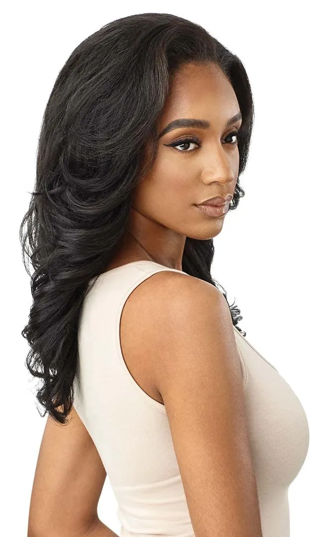 Outre Synthetic Quick Weave Wig - Neesha H305 (Color:DR2/HNBRN)