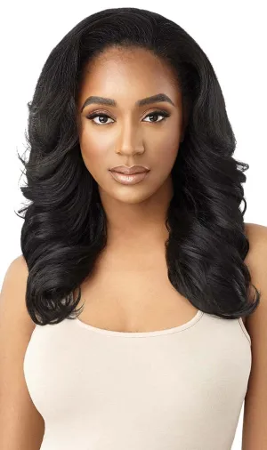 Outre Synthetic Quick Weave Wig - Neesha H305 (Color:DR4/GDNHNBL)