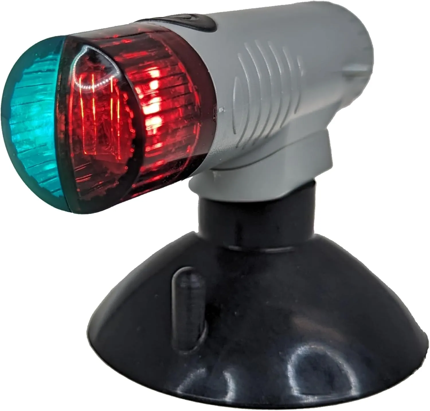 Pactrade Marine Battery Navigation Lights for Boats LED - Portable Red/Green Bow Light (Suction Cup Mount) - Kayak Fishing Accessories, Jon Boat Accessories Marine