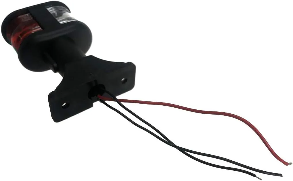 Pactrade Marine Boat Pontoon 4" Bi-Color Navigation Masthead Light LED Bulb 12V