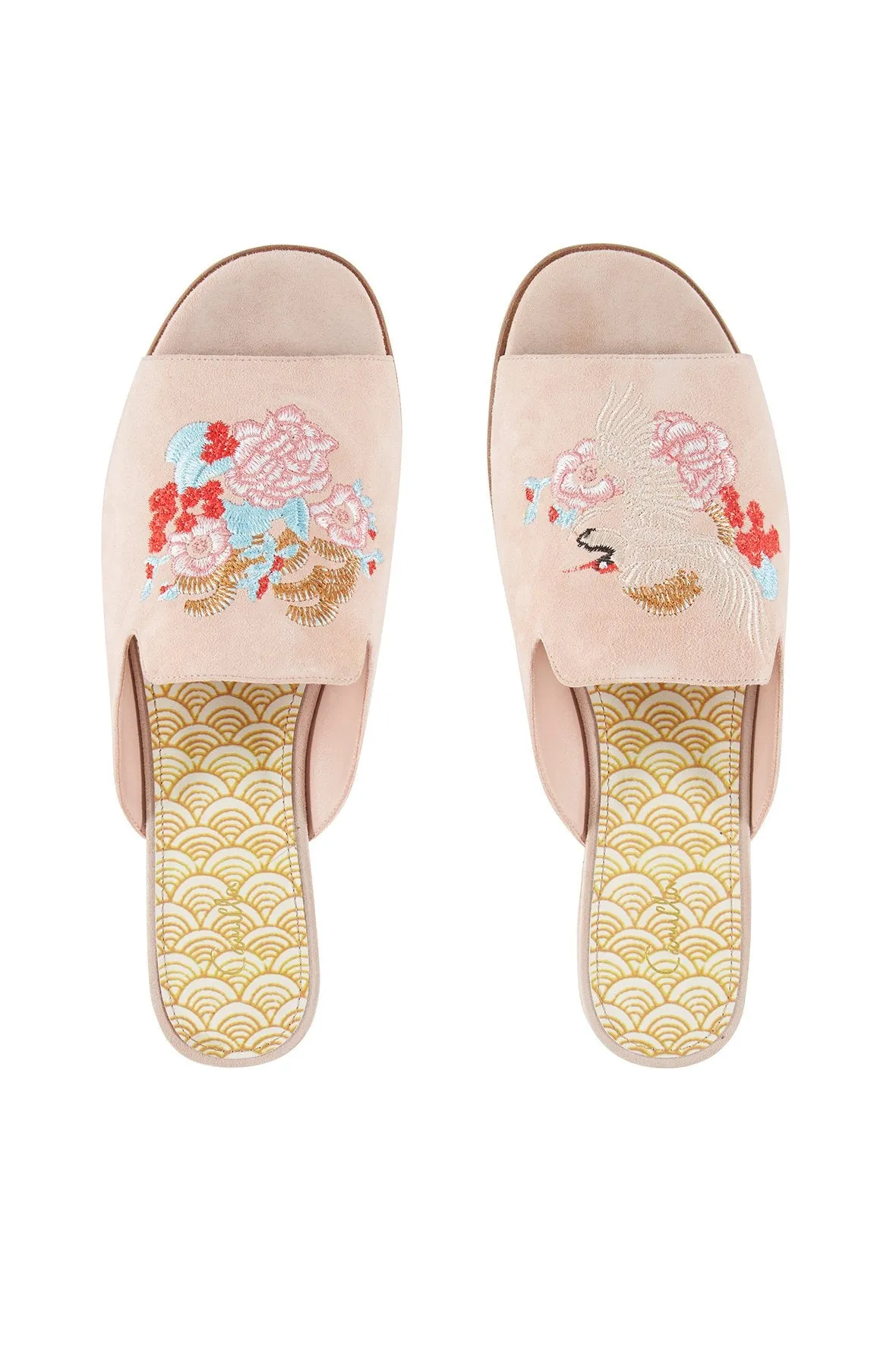 PEEP TOE SLIPPER LIGHT PINK